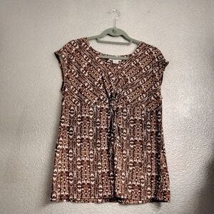 Liz Claibourne women's fall top  size l